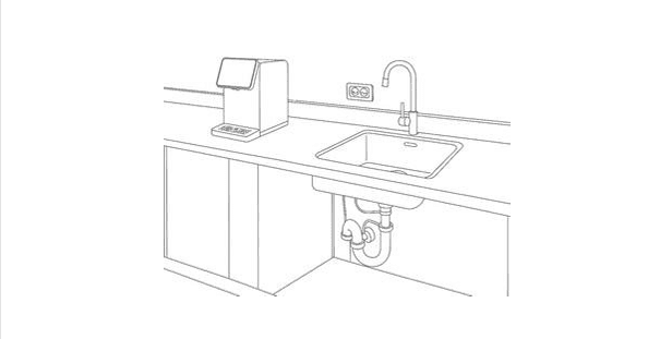 DEÜPURE Installation in der Küche