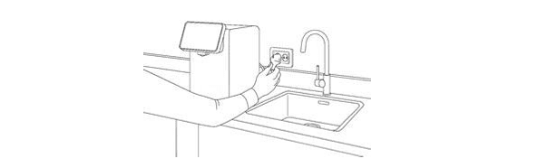 DEÜPURE erstes Spülen